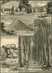 Avebury. Littlecote. Silbury. Devils Den. Grote Laan, 1898