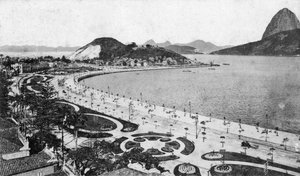 Avenida Beira-Mar, Botafogo, Rio de Janeiro, begin 20e eeuw door Unbekannt