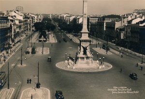 Avenida da Liberdade, Lissabon, Portugal door Unbekannt