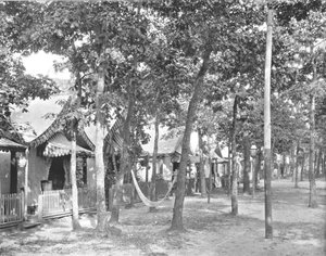Laan van tenten, Ocean Grove, New Jersey, VS, ca. 1900 door Unbekannt