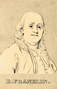 B. Franklin, 1706-1790, 1830