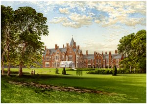 Bagshot Park, Surrey, huis van de Hertog van Connaught, ca. 1880 door Unbekannt