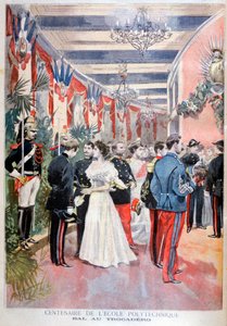 Bal ter viering van een eeuw van de polytechnische school, Trocadero, Parijs, 1894 door Unbekannt