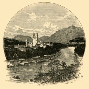 Balmoral Castle, vanaf de weg, 1898