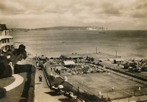 Muziekkoepel en tennisbanen, Shanklin, I.W., ca. 1920