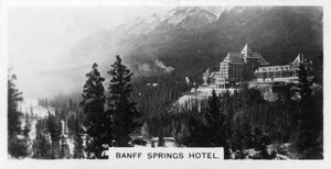 Banff Springs Hotel, Alberta, Canada, ca. 1920s