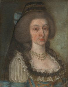 Barones Josephine Mednyánszky (Portret van Gravin Josephine Eszterházy) door Unbekannt