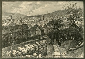 Bad, vanaf Beechen Cliff, 1898