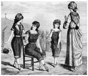 Badkleding, 1885-1956