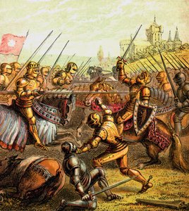 Slag bij Tewkesbury, 1471 door Unbekannt