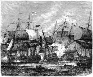 Slag bij Abukir Bay, 1 augustus 1798, 1898 door Unbekannt