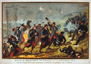 Slag bij Champigny, Frans-Pruisische oorlog, 30 november-2 december 1870 door Unbekannt