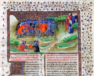 Slag bij Cocherel, 1364, 15e eeuw door Unbekannt