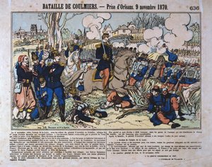 Slag bij Coulmiers, Frans-Pruisische Oorlog, 9 november 1870 door Unbekannt