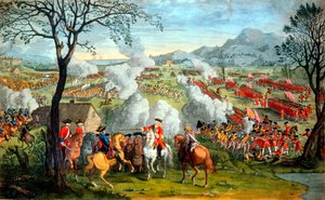 Slag bij Culloden, 16 april 1746 18e eeuw door Unbekannt