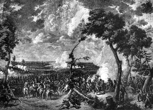 Slag bij Hanau, Duitsland, 30-31 oktober 1813 door Unbekannt