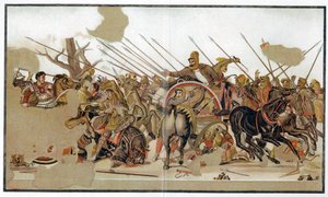 Slag bij Issus, 333 v.Chr., 1e eeuw n.Chr. door Unbekannt