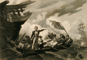 Slag bij Lake Erie, 1878 door Unbekannt
