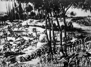 Slag bij Magueyes, 1896, jaren 1920 door Unbekannt