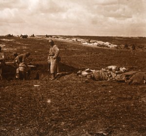 Slagveld kamp, Lihons, Noord-Frankrijk, ca. 1914-ca. 1918 door Unbekannt