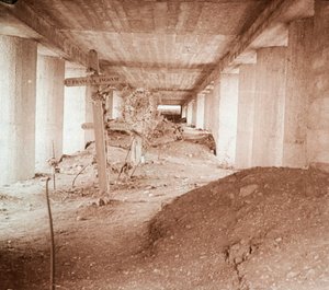 Bajonetloopgraaf, Verdun, Noord-Frankrijk, ca. 1916-1918 door Unbekannt
