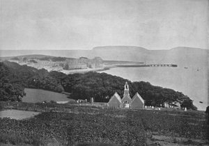 Beaumaris - Uitzicht op de aanlegsteiger, 1895 door Unbekannt