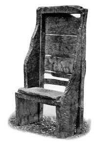 Stoel van Bede, Jarrow, ca. 1920 door Unbekannt
