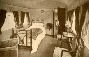 Slaapkamer, Koningssalon, London and North Eastern Railway
