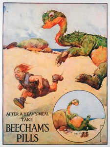 Beechams Pills advertentie, 1914