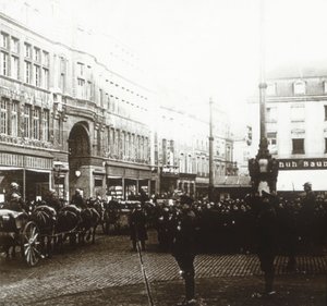 Belgische troepen, Aken, Duitsland, c1914-c1918 door Unbekannt