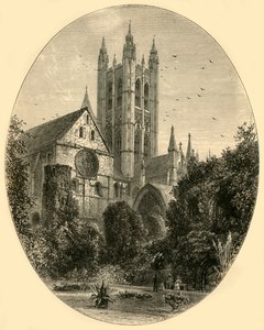 Bell Harry Toren, Canterbury Kathedraal, 1890 door Unbekannt