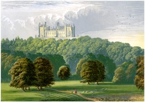 Belvoir Kasteel, Leicestershire, huis van de Hertog van Rutland, ca. 1880 door Unbekannt