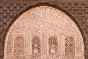 Ben Youssef Medersa, de grootste Medersa in Marokko, oorspronkelijk een religieuze school gesticht onder Abou el Hassan