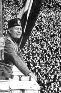 Benito Mussolini 1883-1945, Italiaanse fascistische dictator