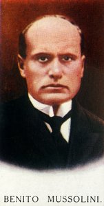 Benito Mussolini door Unbekannt