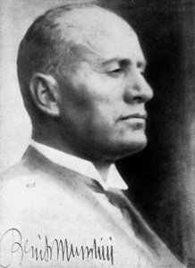 Benito Mussolini, Italiaanse fascistische dictator, ca. 1930s