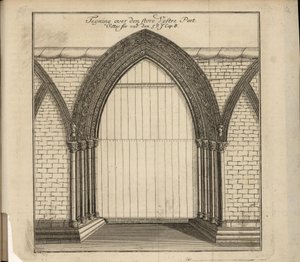 Beschrijving van de voorheen zeer prachtige en beroemde Domkerk in Throndhjem, eigenlijk Christ-Kirken genoemd door Unbekannt