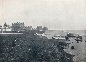Bexhill - De hotels en het strand, 1895 door Unbekannt