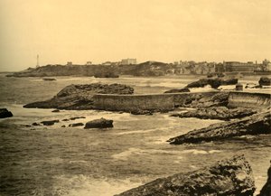 Biarritz - La Digue de la Cafetiere, ca. 1930 door Unbekannt