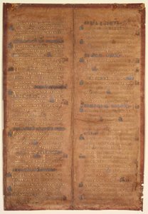 Bifolium Uitgesneden uit een Karolingisch Graduale, c. 830-860