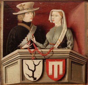 Portret van het echtpaar Wilhelm IV. Graaf Schenk von Schenkens door Unbekannt