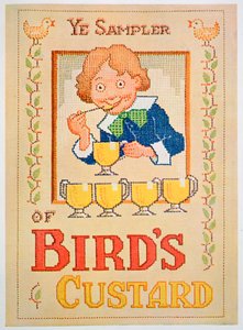 Birds Custard advertentie, 1929