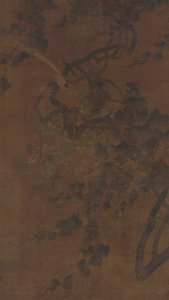 Vogels, Druivenranken en Bloemen, Ming-dynastie, 1368-1644 door Unbekannt