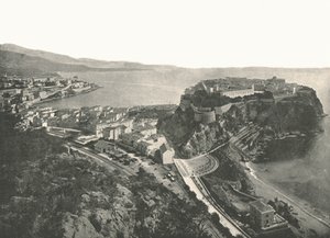 Vogelperspectief, Monte Carlo, Monaco, 1895 door Unbekannt