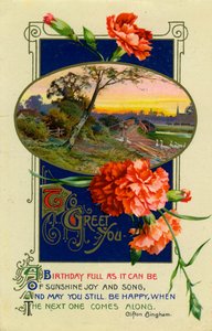 Verjaardagskaart, c1911