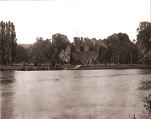 Bisham Abbey, boven Marlow, Berkshire, 1894