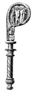 Bisschopsstaf, Kathedraal van Metz, 14e eeuw, 1870 door Unbekannt