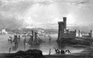 Black Rock Castle, nabij Cork, 19e eeuw door Unbekannt