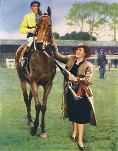 Black Speck, Jockey: A. Richardson, 1939 door Unbekannt