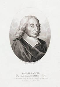 Blaise Pascal, Franse wiskundige, natuurkundige en theoloog, ca. 1660